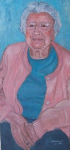 "Mom" Oil (18" x 30") 2008