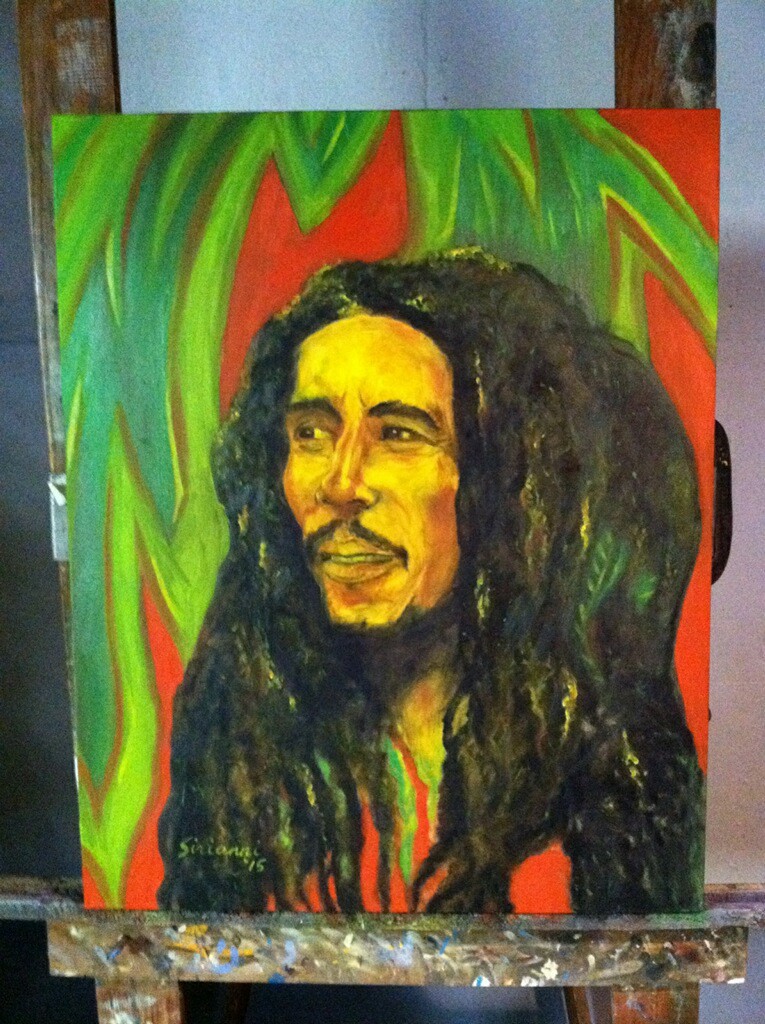 "Bob Marley" Oil (24"x30") 2015 